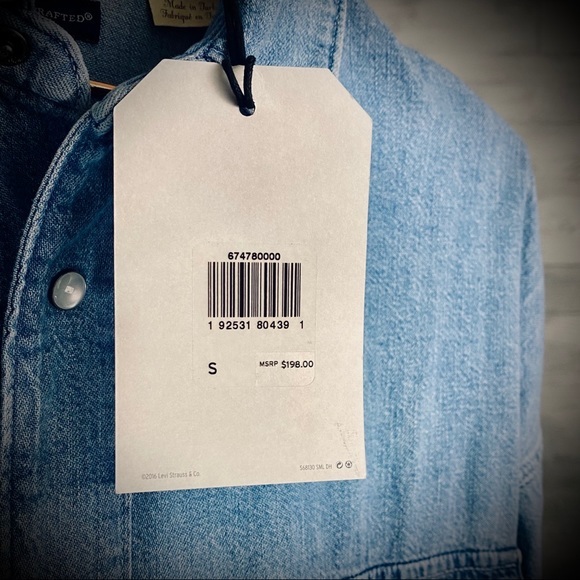 Levi’s Made & Crafted Denim Shirt Pearl Snap - Picture 9 of 14